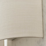 1 Light Wall Lamp - Natural Linen (White) (0711OBI70334)
