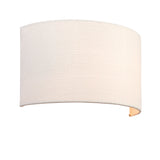1 Light Wall Lamp - Natural Linen (White) (0711OBI70334)