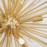 9 Light Pendant Sputnik Style - Satin Brass (0711ORT70575)