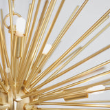 9 Light Pendant Sputnik Style - Satin Brass (0711ORT70575)