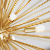 9 Light Pendant Sputnik Style - Satin Brass (0711ORT70575)