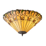 2 Light Inverted Tiffany Style Large Flush (0711JAM70706)