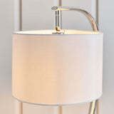 1 Light Table Lamp - Polished Bright Nickel with Vintage White Shade (0711JOS72389)