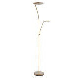 LED Mother & Child Task Floor Lamp in Antique Brass (0711ALA73080)