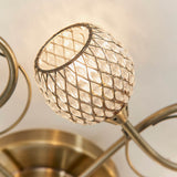 5 Light Semi Flush in Antique Brass (0711AHE73757)