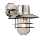 1 Light Wall light IP44 - Stainless Steel (0711JEN74703)
