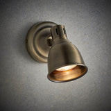 1 Light Single Spotlight in Antique Brass Plate (0711WES76277)