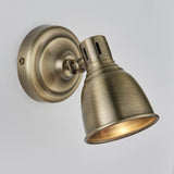 1 Light Single Spotlight in Antique Brass Plate (0711WES76277)