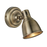 1 Light Single Spotlight in Antique Brass Plate (0711WES76277)