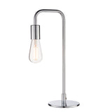 1 Light Table Lamp - Chrome Plate (0711RUB76344)