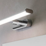 Bathroom Wall Light in Chrome with Frosted Shade (0711MOD76657)