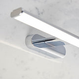 Bathroom Wall Light in Chrome with Frosted Shade (0711MOD76657)