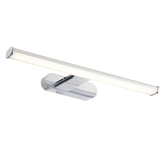 Bathroom Wall Light in Chrome with Frosted Shade (0711MOD76657)