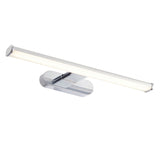 Bathroom Wall Light in Chrome with Frosted Shade (0711MOD76657)