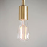 1 Light Floor Lamp in Brushed Brass (0711RUB76983)