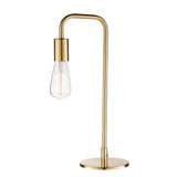 1 Light Table Lamp in Brushed Brass (0711RUB77117)