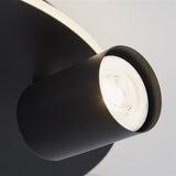 3 Light Spotlight LED Flush Light - Matt Black Metal (0483SAN772303BK)