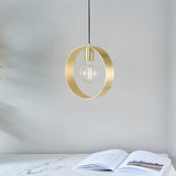 1 light Pendant Brushed Brass (0711HOO81921)