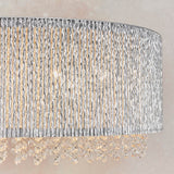 8 Light Linear Pendant in Polished Chrome - Height Adjustable (0711GAL81979)