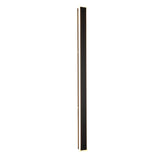 1200mm Square LED Outdoor Wall Light - Silk Black Metal (0483BOR887111200)
