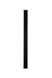 900mm Square LED Outdoor Wall Light - Silk Black Metal (0483BOR88711900)