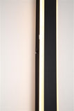 900mm Square LED Outdoor Wall Light - Silk Black Metal (0483BOR88711900)