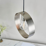 1 light Pendant Brushed Nickel (0711HOO90454)
