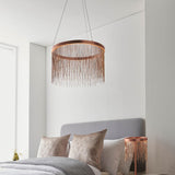 LED Ceiling Pendant in Brushed Copper (0711ZEL92178)