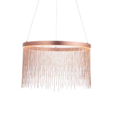 LED Ceiling Pendant in Brushed Copper (0711ZEL92178)
