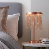 LED Table Lamp in Brushed Copper (0711ZEL92179)