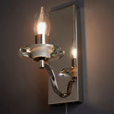 1 Light Wall Light in Polished Nickel (0711GAR92959)