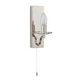 1 Light Wall Light in Polished Nickel (0711GAR92959)