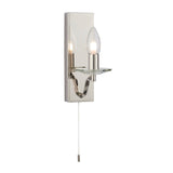 1 Light Wall Light in Polished Nickel (0711GAR92959)