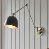 1 Light Swing Arm Wall Light Polished Nickel (0711LEH93431)