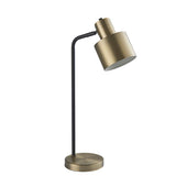 Matt Antique Brass / Matt Black Task Table Lamp (0711MAY95464)