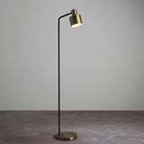 Matt Antique Brass / Matt Black Task Floor Lamp (0711MAY95465)