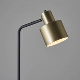 Matt Antique Brass / Matt Black Task Floor Lamp (0711MAY95465)