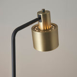 Matt Antique Brass / Matt Black Task Floor Lamp (0711MAY95465)