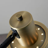 Matt Antique Brass / Matt Black Task Floor Lamp (0711MAY95465)