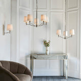 3 Light Pendant in Bright Nickel with White Vintage Shades (0711ORT95828)