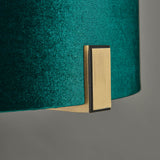 Table Lamp in Antique Brass with Green Velvet Shade (0711HAY95837)