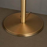 Table Lamp in Antique Brass with Green Velvet Shade (0711HAY95837)