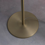 Floor Lamp in Antique Brass with Green Velvet Shade (0711HAY95838)