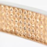 4 Light Pendant Finished in Bright Nickel, Faceted Reflective Detail (0711BAR95853)