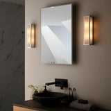 2 Light Bathroom Wall Light Chrome Plated with Frosted Glass Diffuser (0711NEW96137)