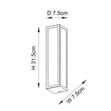 2 Light Bathroom Wall Light Chrome Plated with Frosted Glass Diffuser (0711NEW96137)