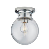 Clear Glass Shade Flush Fitting - Suitable for Bathroom IP44 (0711CHE96138)