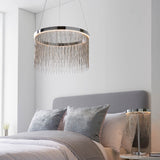 Colour Changing LED Ceiling Pendant in Polished Chrome (0711ZEL97368)