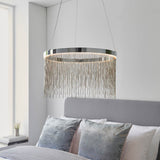 Colour Changing LED Ceiling Pendant in Polished Chrome (0711ZEL97368)