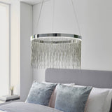 Colour Changing LED Ceiling Pendant in Polished Chrome (0711ZEL97368)